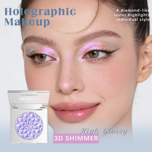 HOSAILY close-up of glitter texture revealing iridescent lavender sparkle