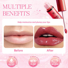 HOSAILY mini gloss and liner in hand, proves pocket-friendly portability
