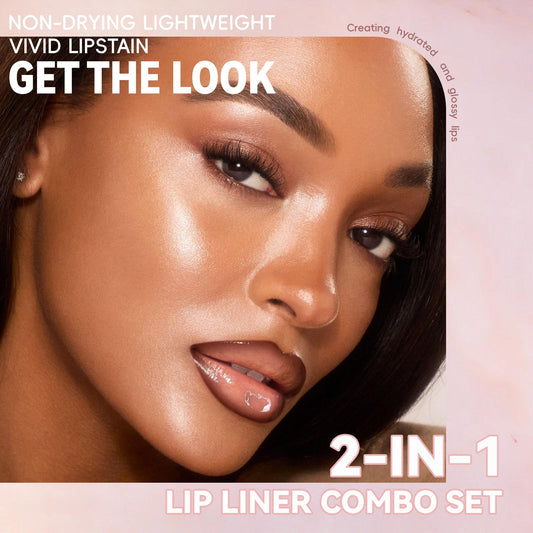 HOSAILY dual-ended lip duo closed, highlighting portable design and convenience