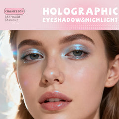 HOSAILY close-up texture of duochrome glitter illustrating smooth blendability