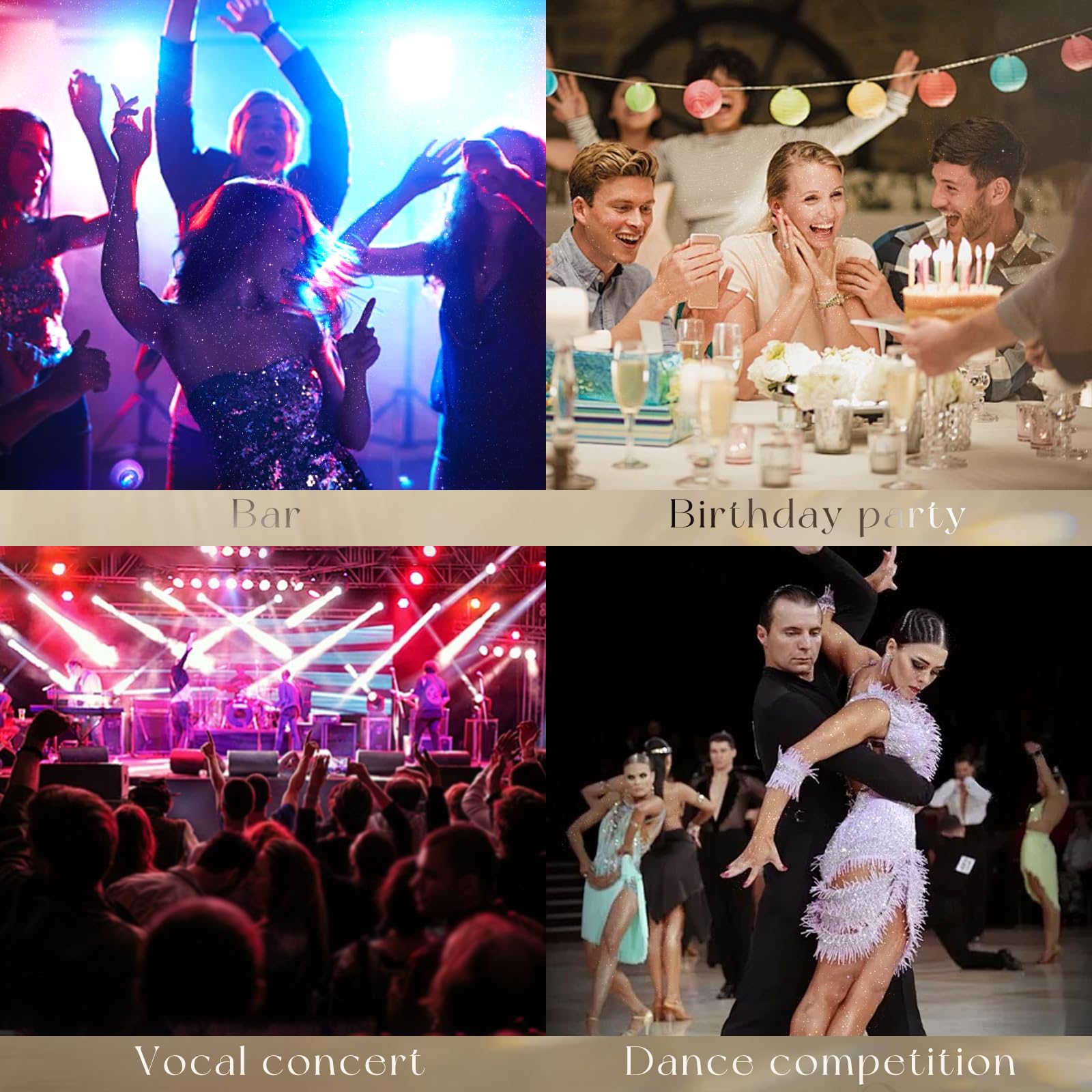 HOSAILY festival lifestyle shot portraying long-lasting sparkle