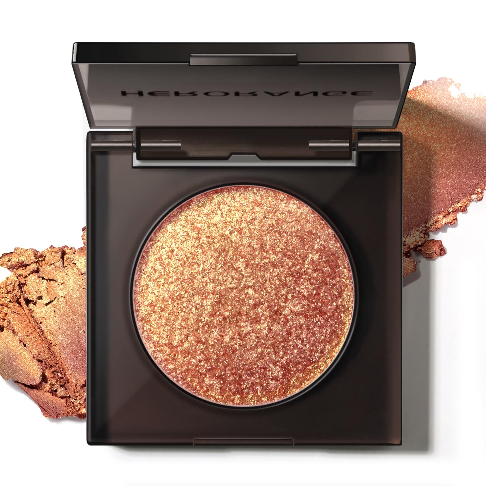 HOSAILY front compact showing bronze-gold duochrome, ideal for travel shine