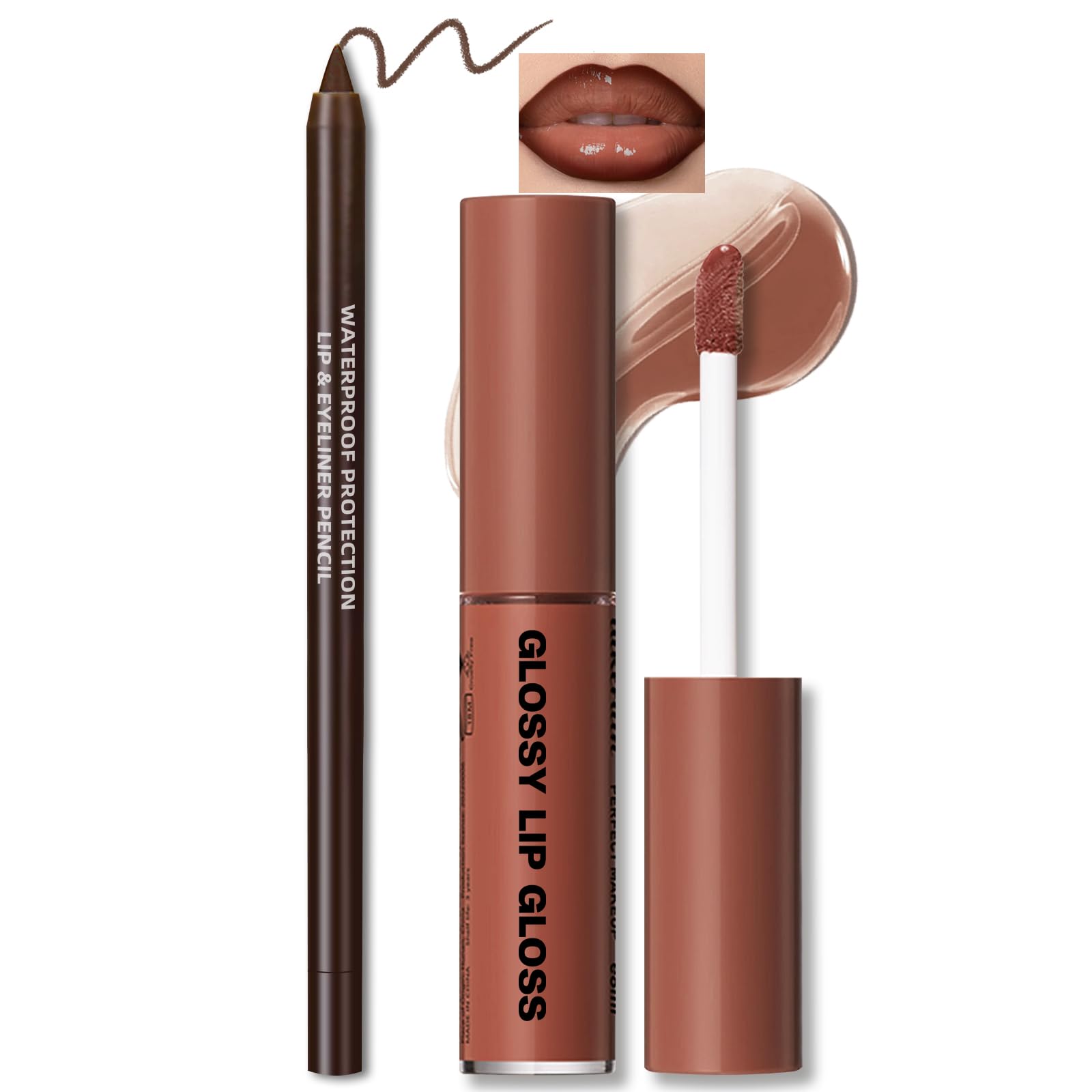 HOSAILY front packaging showing both gloss and brown liner, perfect gift set