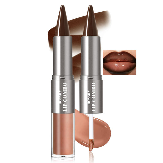 HOSAILY front packaging showing dual-ended lip kit and benefits