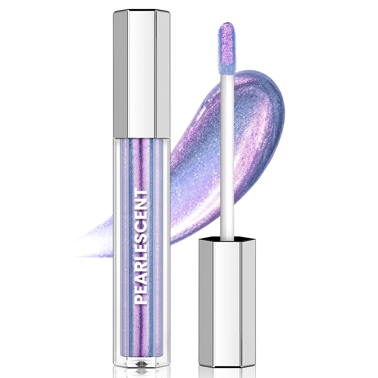 HOSAILY front packaging showing purple glitter gloss and portability