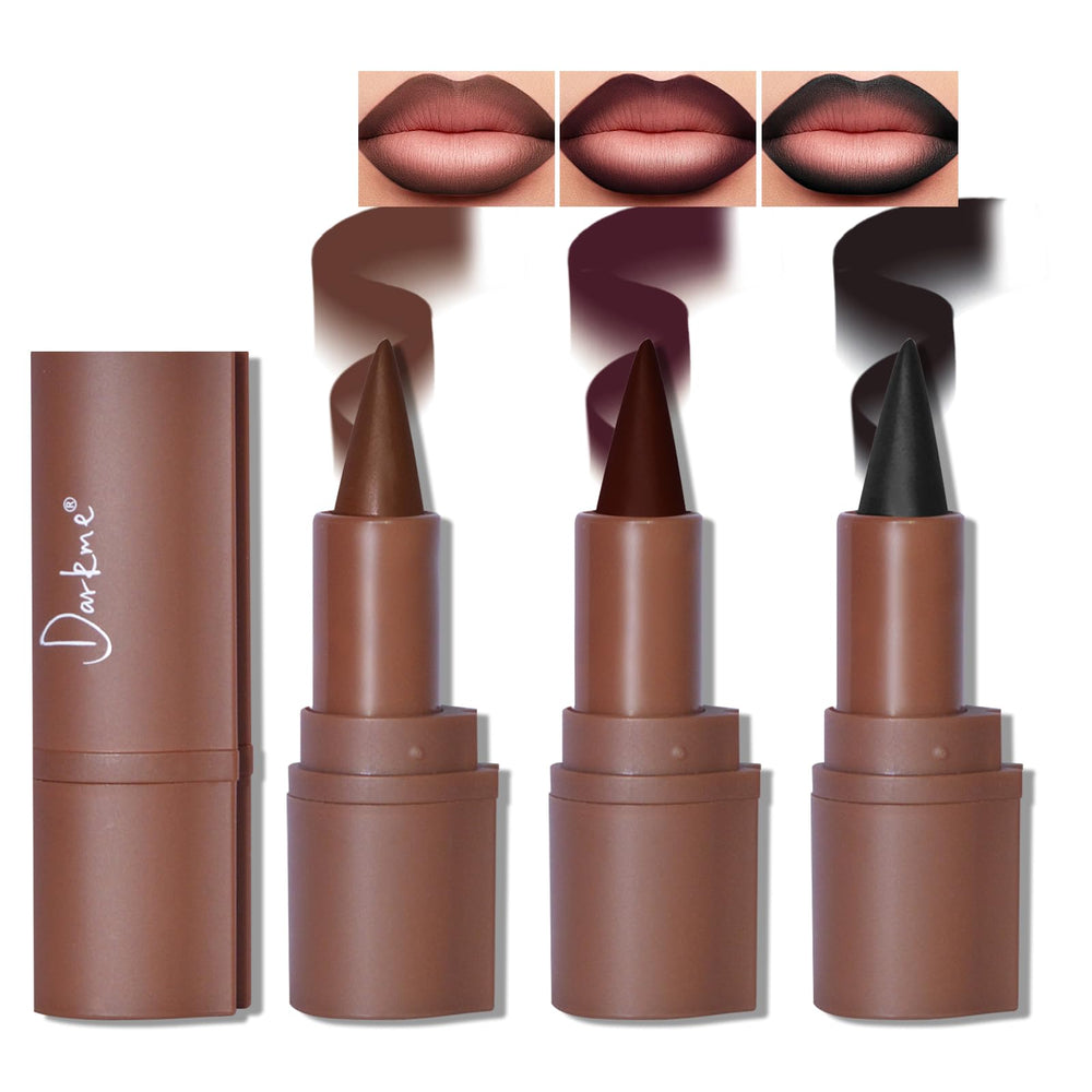 HOSAILY front packaging showing three matte gothic lip liners for easy selection