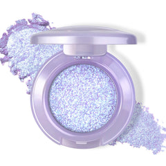 HOSAILY front-packed single pan showing vibrant blue purple shimmer and travel-friendly size