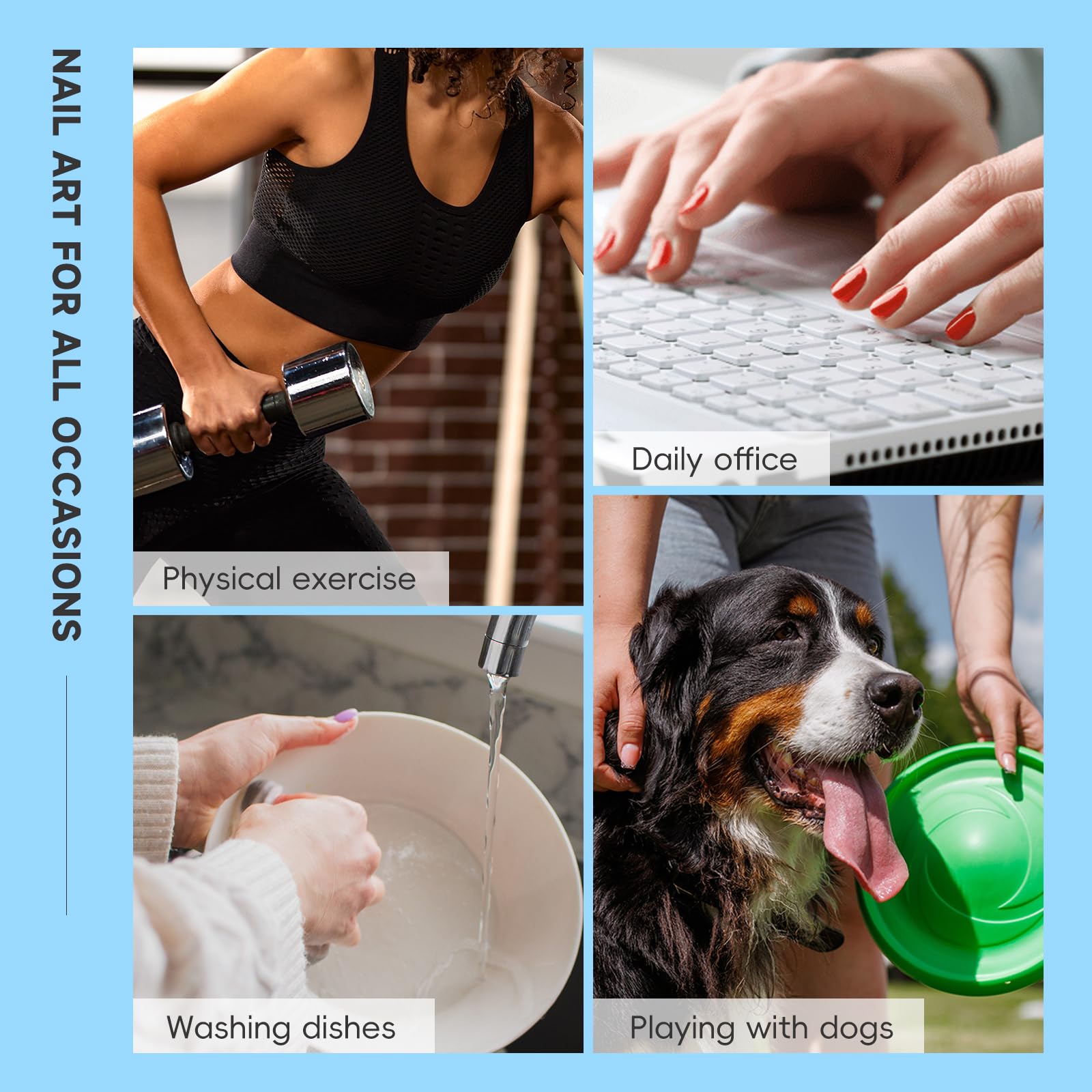 HOSAILY glossy finish texture close-up displaying durable shine and smooth feel