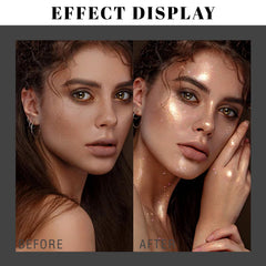 HOSAILY sprayed into hair to add shimmer and reflective dimension