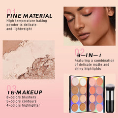 HOSAILY highlighter swatch on skin showing subtle shimmer and glow