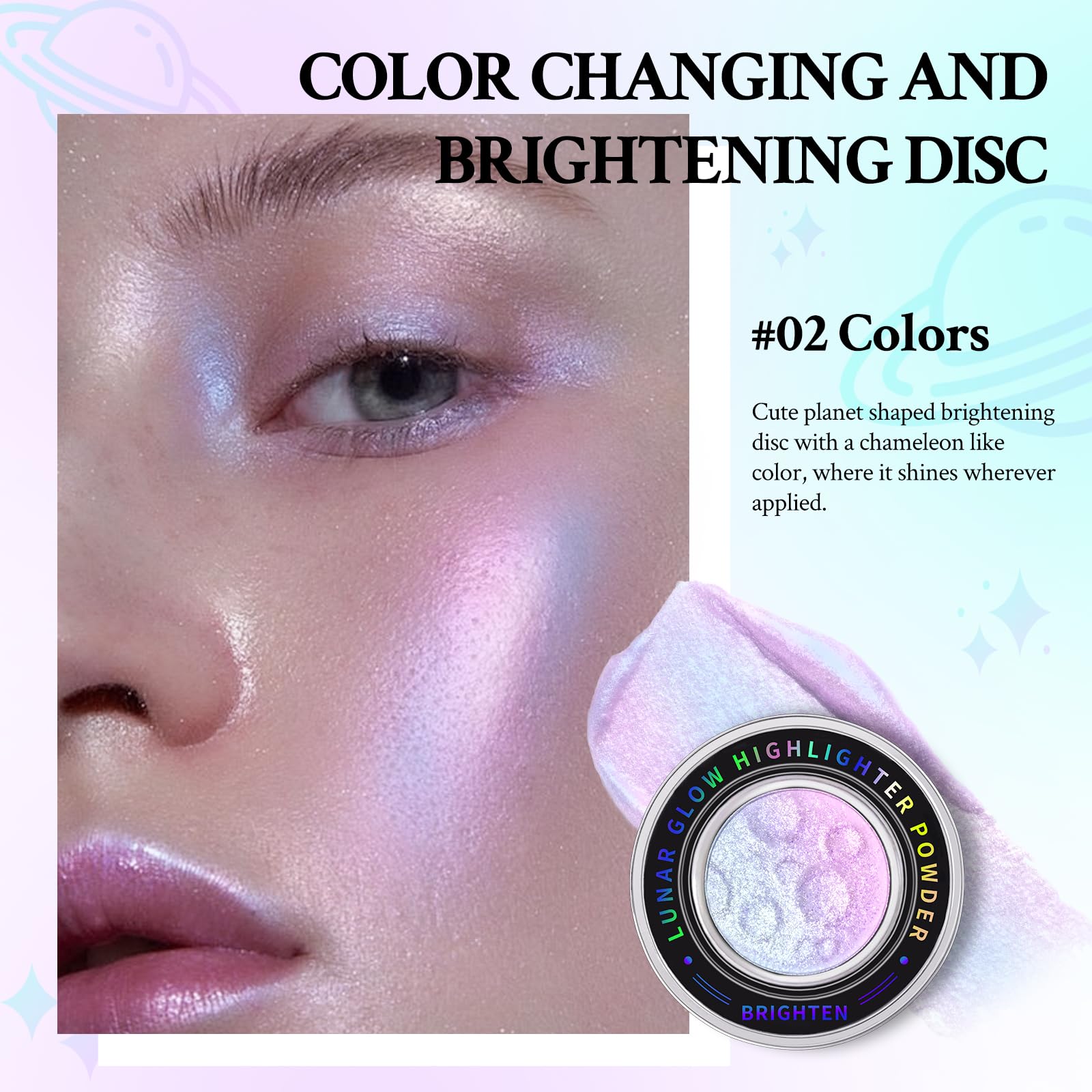 HOSAILY close-up texture shot highlighting silky creamy shimmer finish