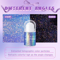HOSAILY used as hair streak illustrating colorful, long-lasting shine