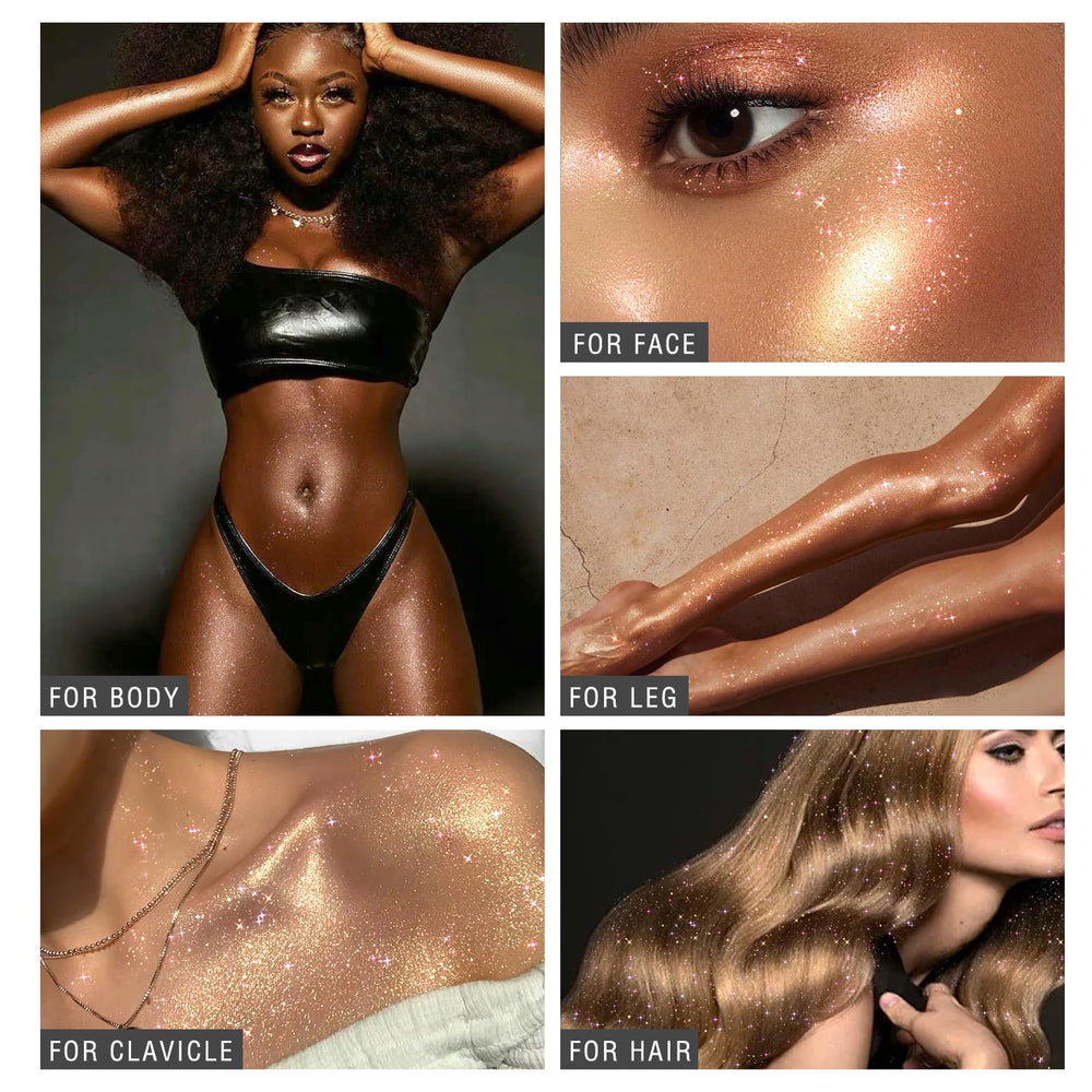 HOSAILY lifestyle festival look with body shimmer for event-ready radiance