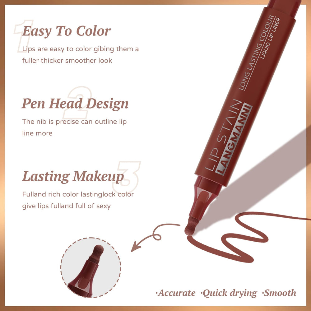 HOSAILY lip swatch comparing matte marker and glossy overlay for color payoff
