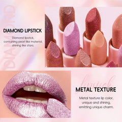 HOSAILY lip swatch on arm illustrating true nude-pink shimmer and color payoff benefit