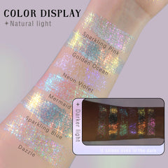 HOSAILY mermaid shade on hair parting creating iridescent highlights