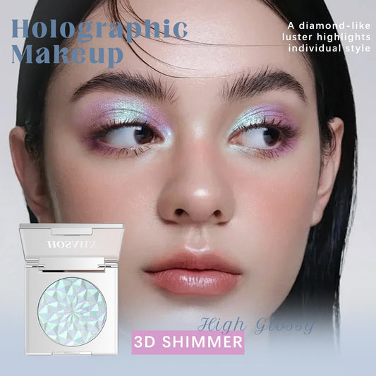 HOSAILY mermaid texture close-up revealing smooth, blendable glitter for vibrant color