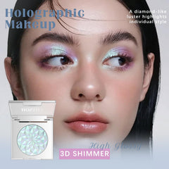 HOSAILY mermaid texture close-up revealing smooth, blendable glitter for vibrant color