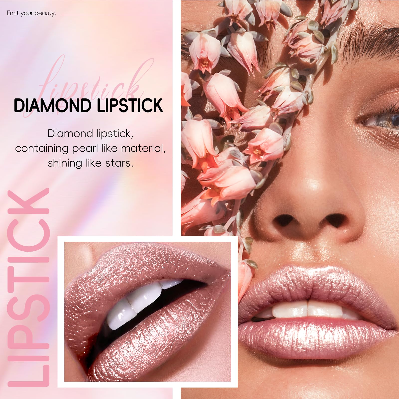 HOSAILY texture close-up revealing creamy metallic shimmer and smooth finish