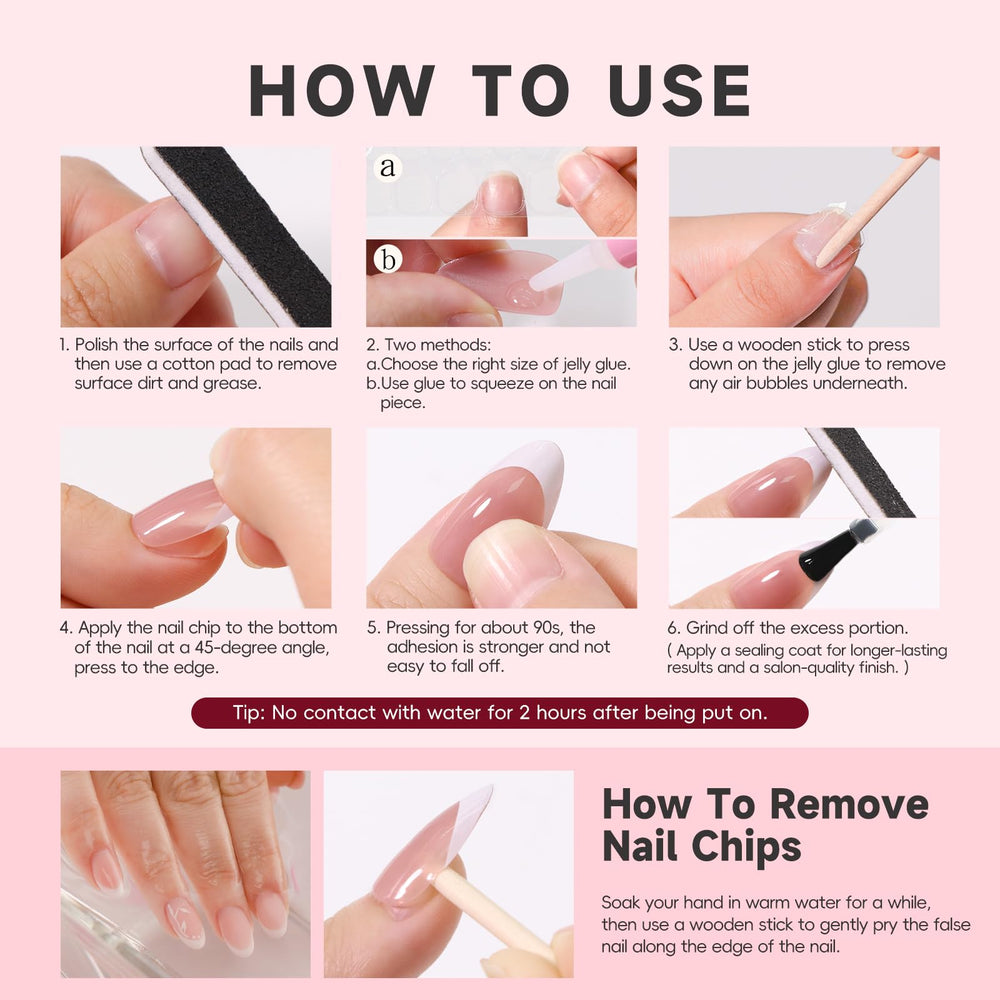 HOSAILY nail size layout with 15 sizes for tailored fit benefit