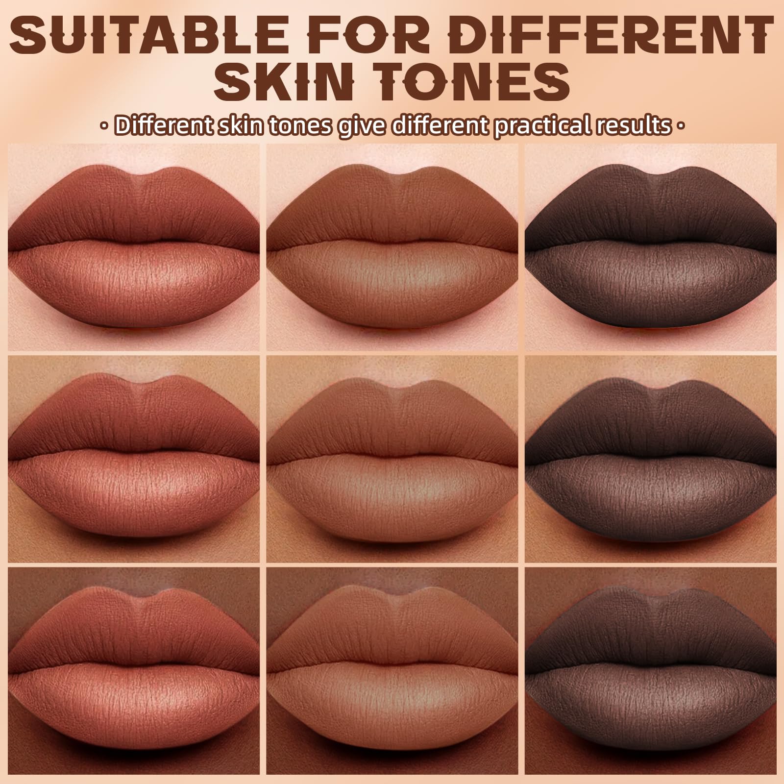 HOSAILY ombre lips in a lifestyle shot showing layered depth and wearable color