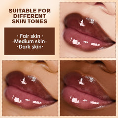 HOSAILY open kit displaying pencil and gloss for quick two-step application