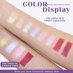 HOSAILY open palette with mirror illustrating portability and on-the-go touch-up benefit