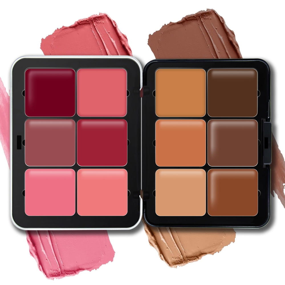 HOSAILY palette front open showing 12 colors and easy selection benefit