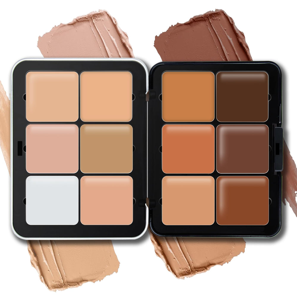 HOSAILY palette front packaging showing compact travel-ready design and organized pans