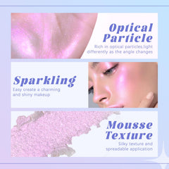 HOSAILY open pan view displaying iridescent shades, versatile application areas