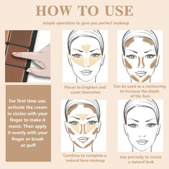 HOSAILY palette open with brush illustrating easy application and professional tools
