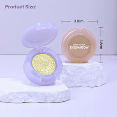 HOSAILY party makeup look showcasing holographic shine for event-ready glamour
