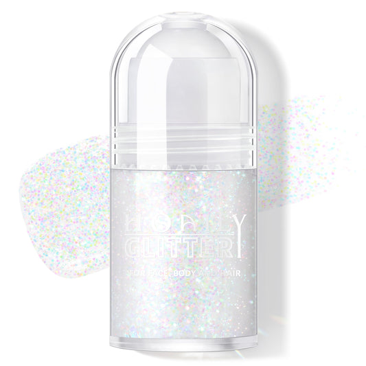HOSAILY roll-on front view showing compact shimmer packaging and easy carry benefit