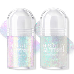 HOSAILY roll-on front packaging showing twin glitter gel convenience
