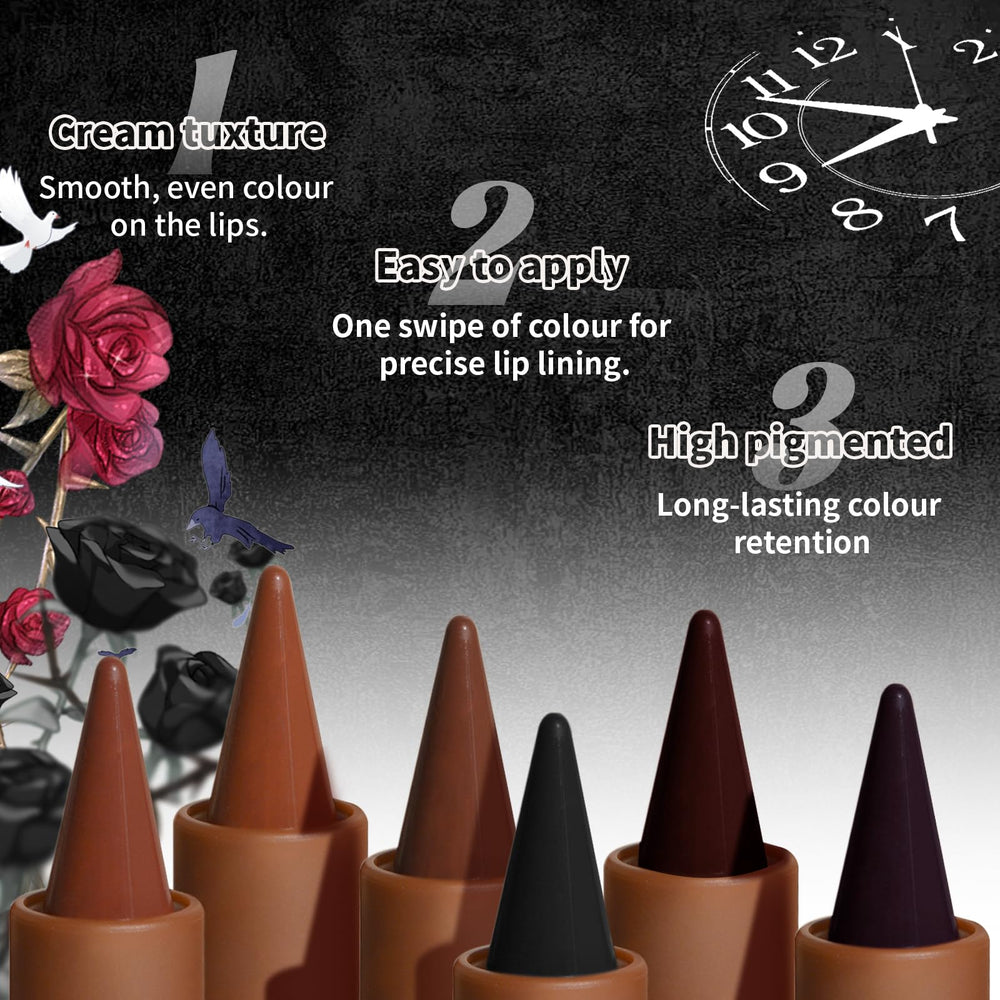 HOSAILY shade swatches on arm showing purple dark red black color payoff