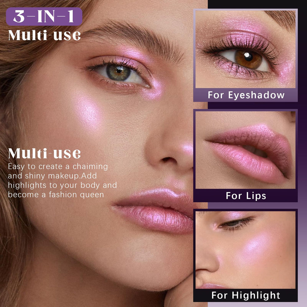 HOSAILY swatch on skin angle shift demonstrating duochrome effect for dynamic looks