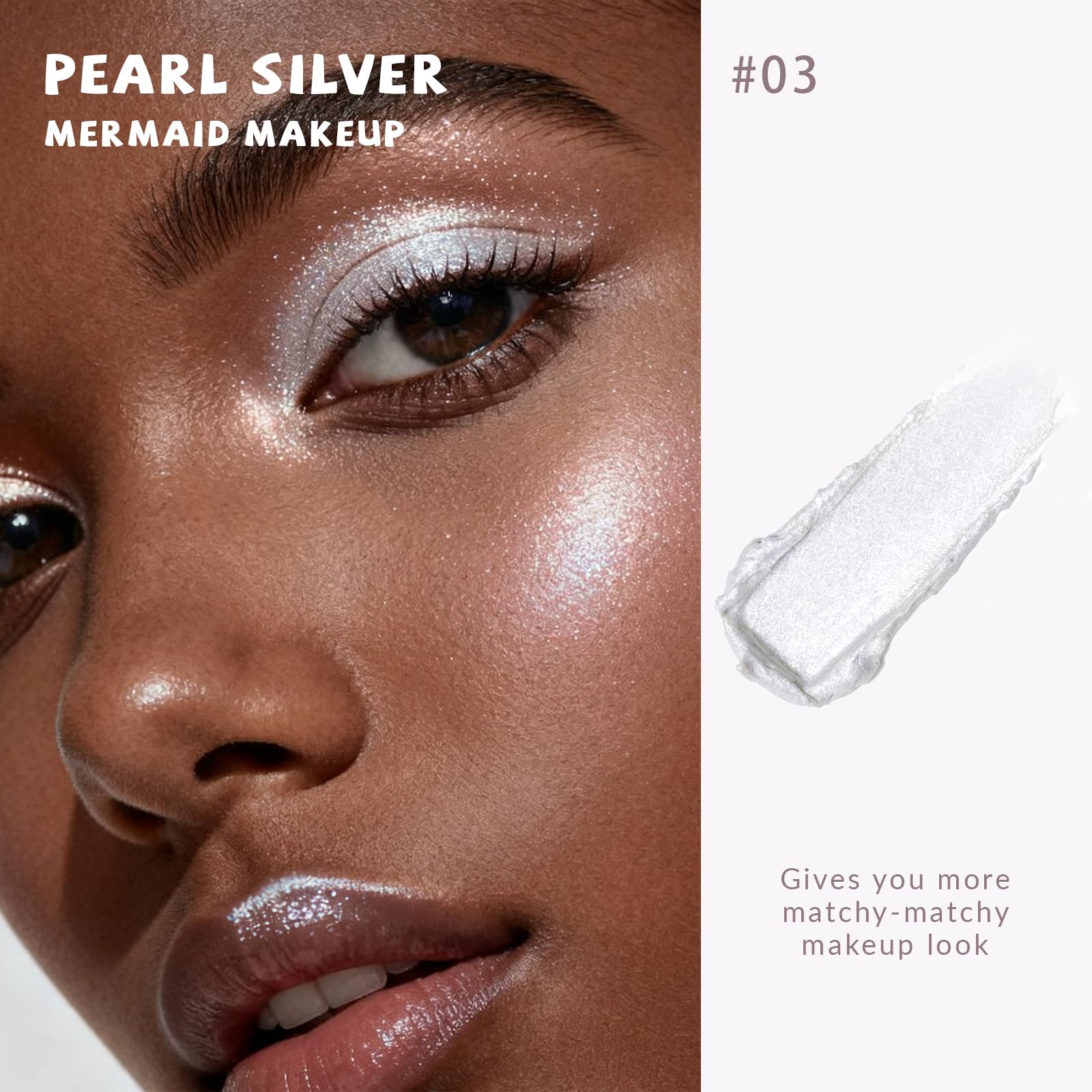 HOSAILY close-up texture swatch displaying smooth cream-to-powder finish benefit