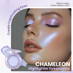 HOSAILY close-up texture shot revealing fine multichrome glitter and smooth application