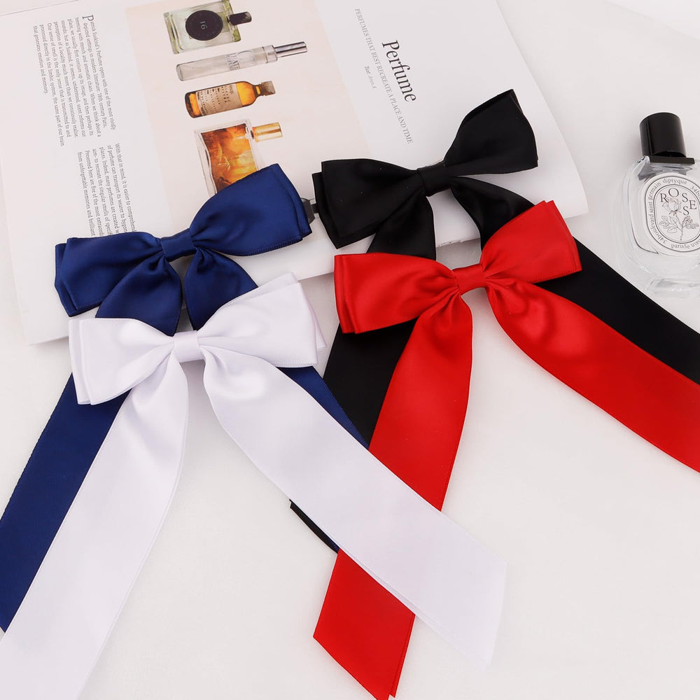 Hotalisona assorted color bows laid flat showing outfit-matching options