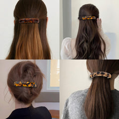 Hotalisona barrette beside ruler showing 3.7-inch size and scale