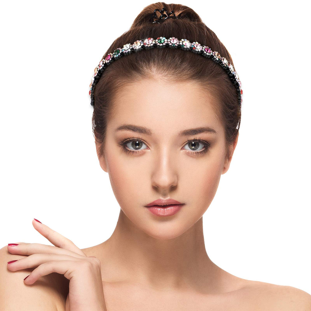 Hoteam close-up of rhinestones highlighting sparkle and refined detail