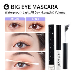 HOTMAIG eyebrow stencil and powder showing quick shaping and natural fill