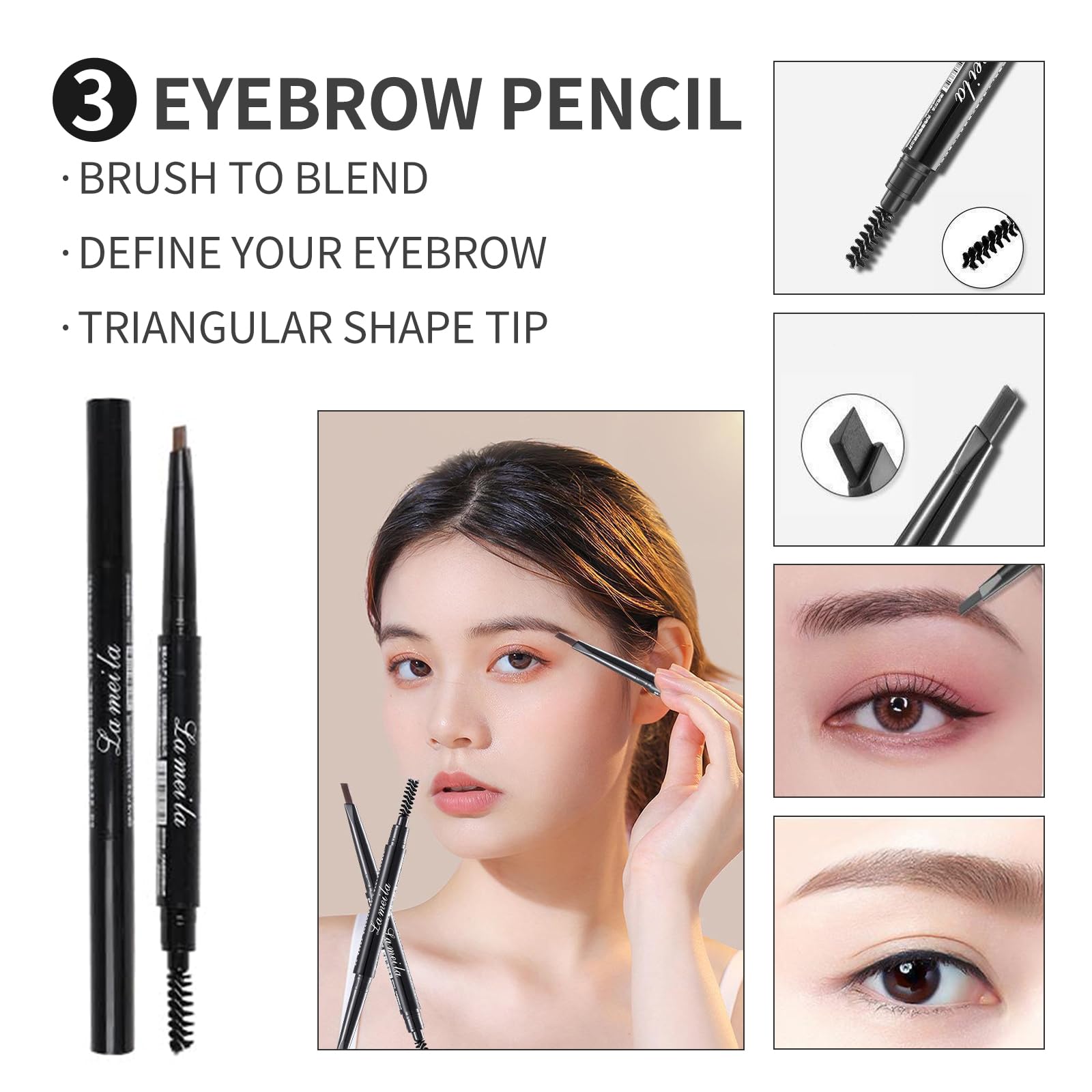 HOTMAIG eyeliner and mascara detail showing long‑wear eye definition benefit
