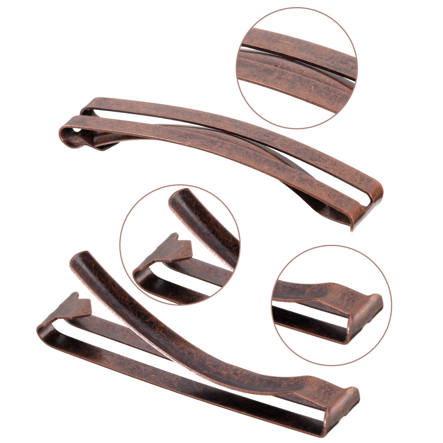 Hotop barrettes held in hand showing size reference and portability benefit