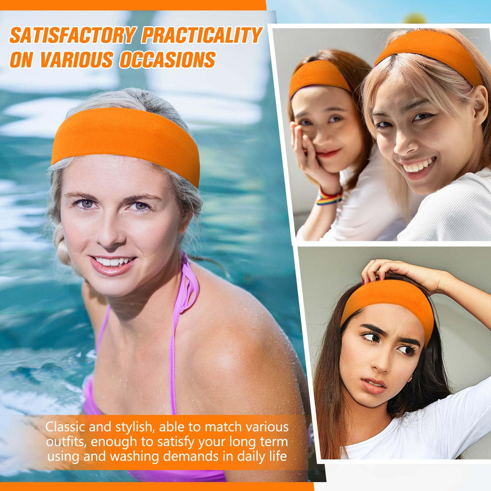 Hotop single band folded to show seams and elasticity for durable comfort benefit