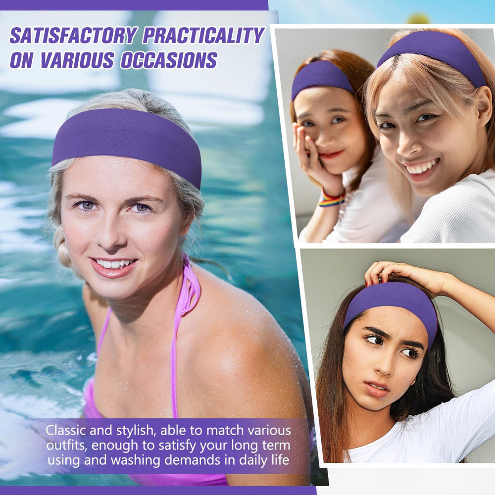 Hotop headband beside ruler demonstrating the 22x5 cm suitable size