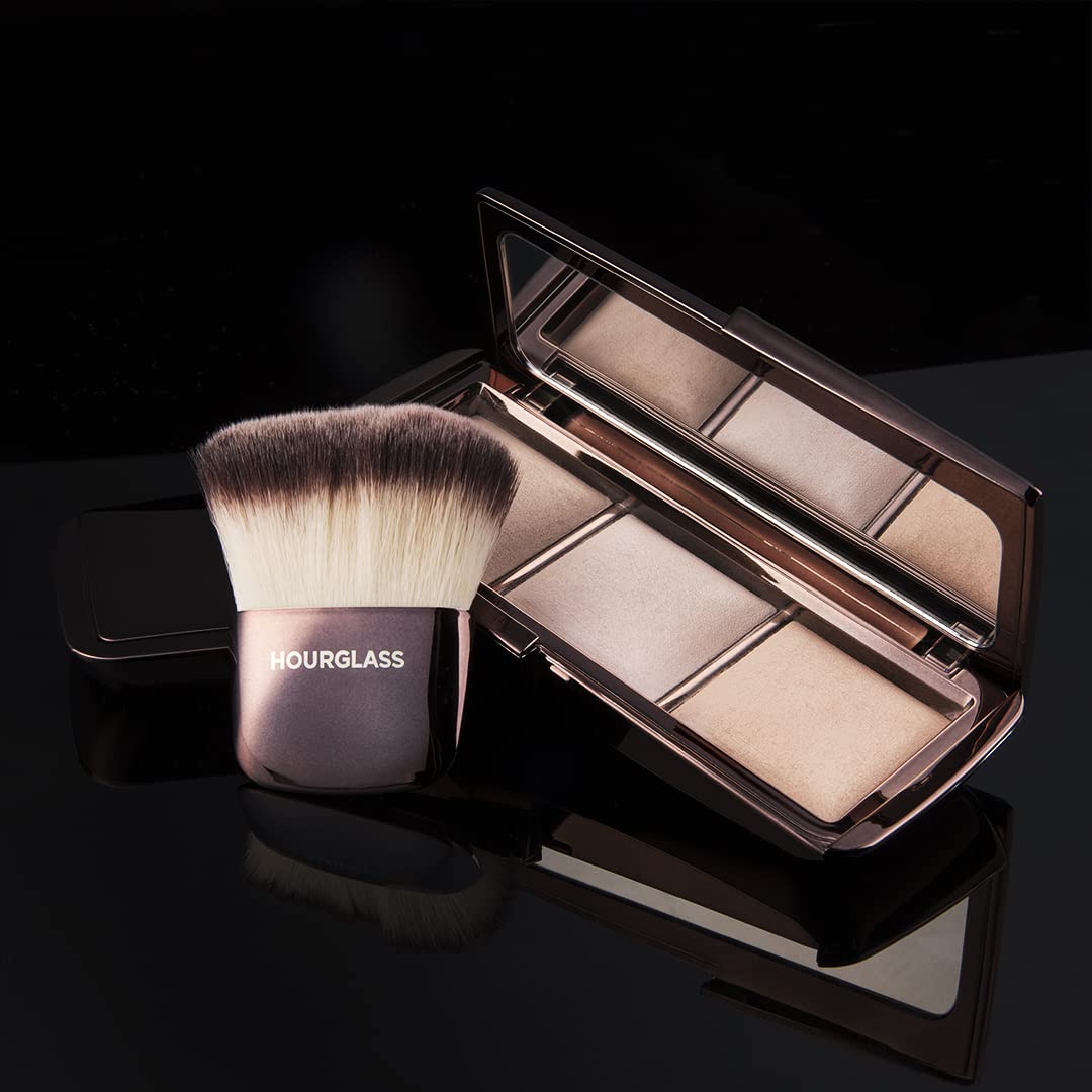 HOURGLASS ambient palette on skin lifestyle illustrating soft-focus radiance and natural-looking glow