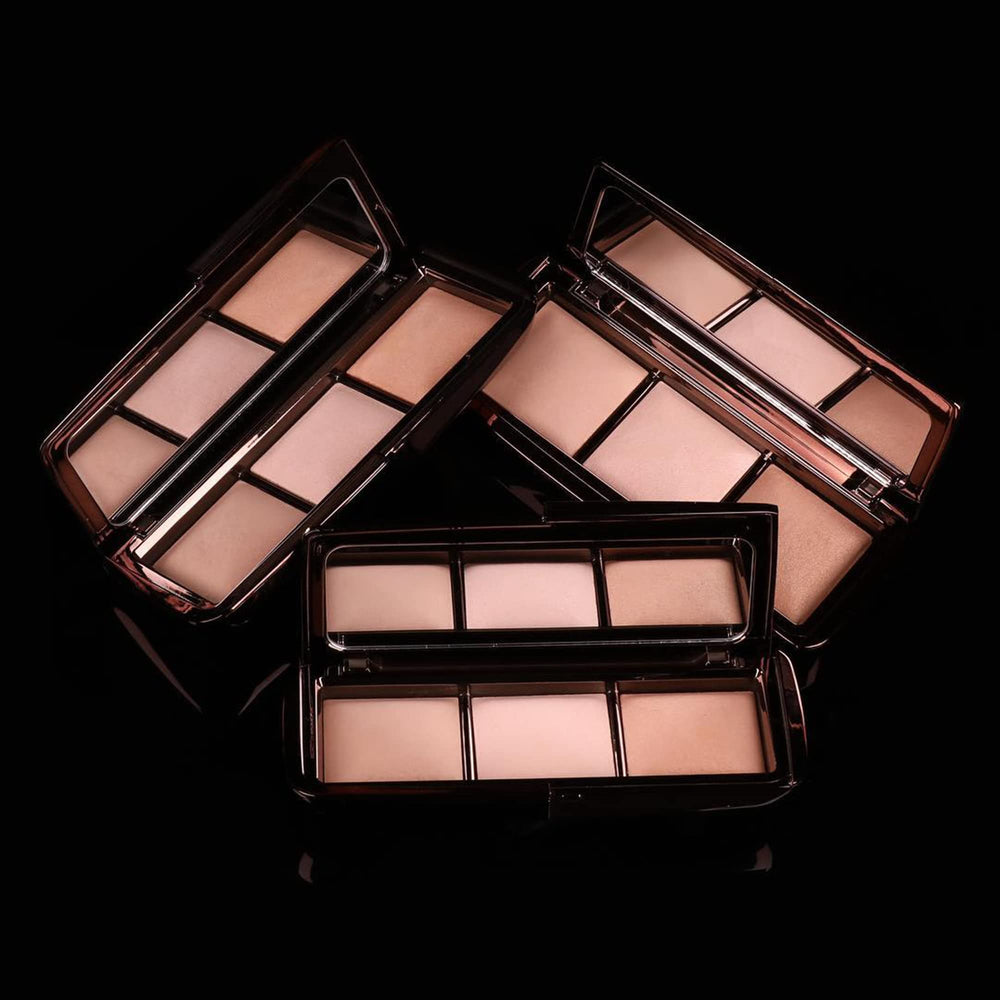 HOURGLASS ambient palette pan close-up revealing fine texture and blendable finish