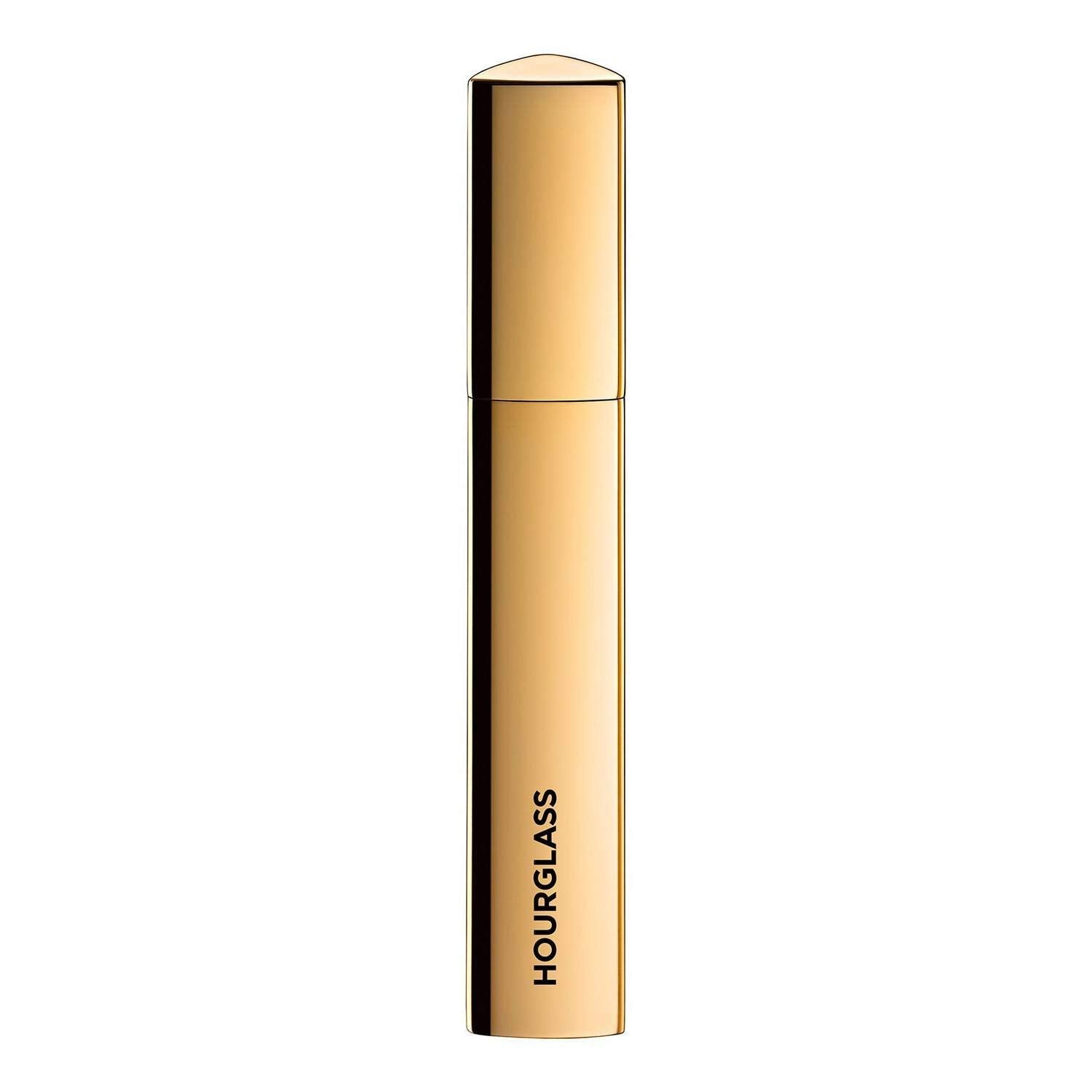 HOURGLASS mascara tube front view showing sleek packaging and premium finish