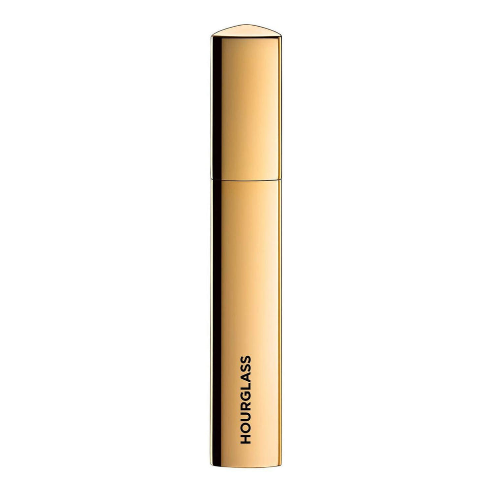 HOURGLASS mascara tube front view showing sleek packaging and premium finish
